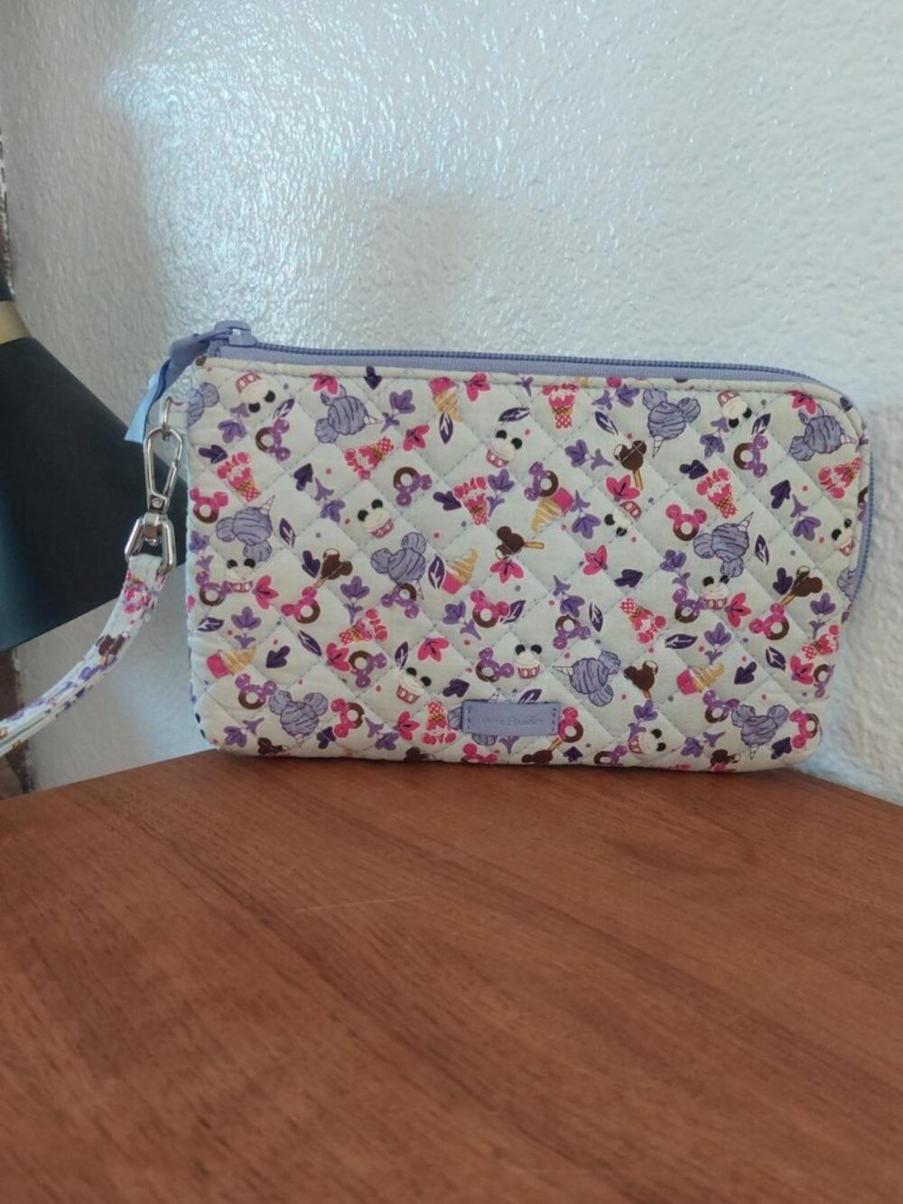 Vera Bradley Disney Sweet Treat Ditsy RFID All In One Crossbody Wristlet Pouch